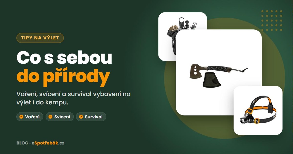 OUTDOOR A KEMP – Co s sebou do přírody