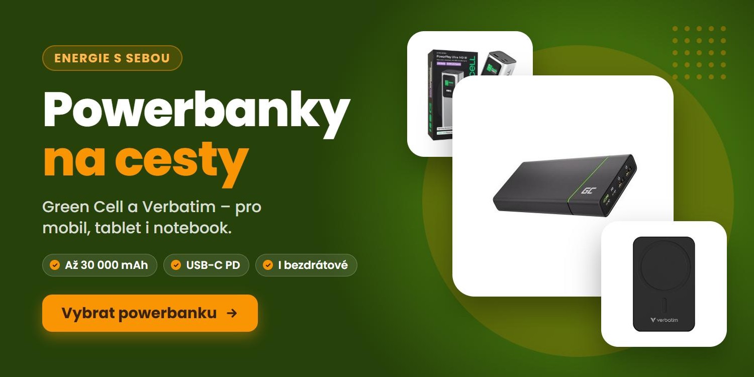 Powerbanky na cesty